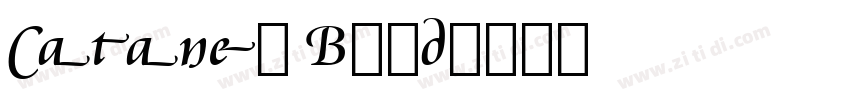 Cataneo Bold字体转换